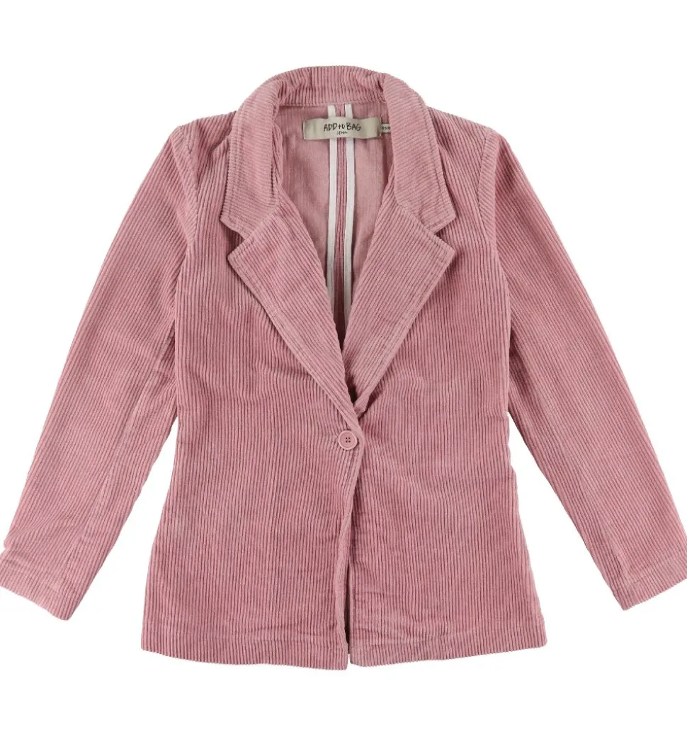 Add to Bag Blazer - Fløjl - Pink