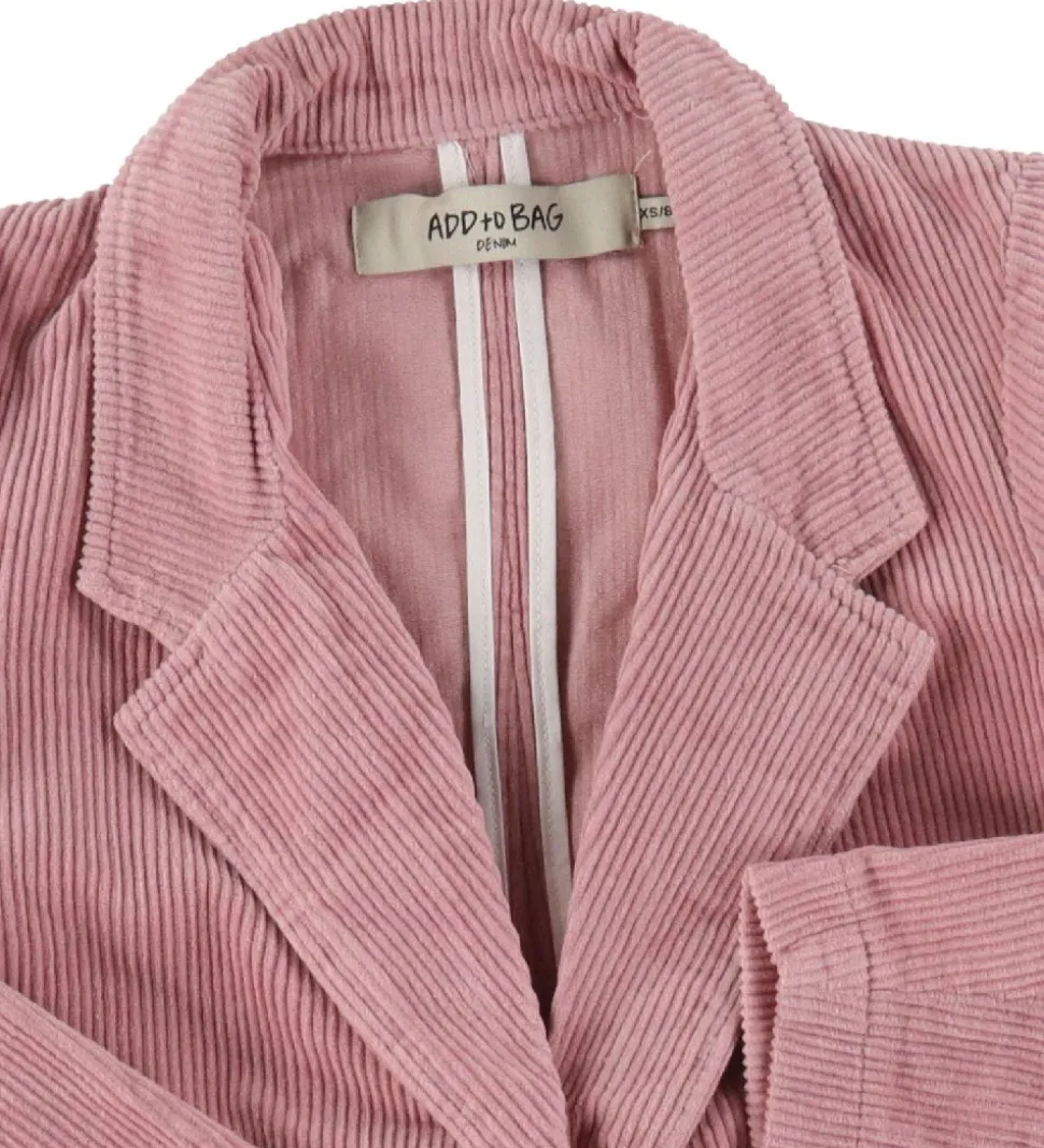 Add to Bag Blazer - Fløjl - Pink