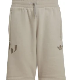 adidas Originals Sweatshorts - Messi - Lysebrun