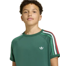 adidas Originals T-shirt - 3S - Drkgrn/White