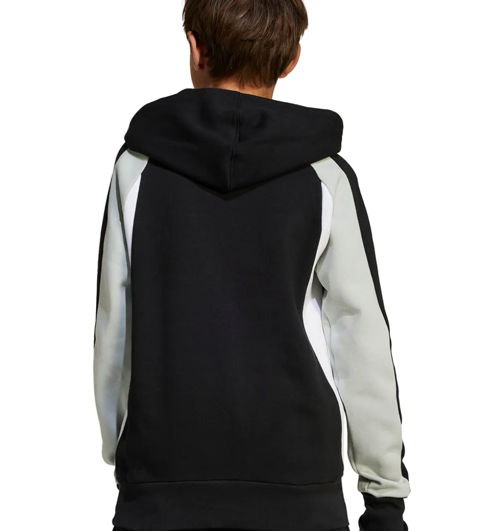 adidas Performance Hættetrøje - J CB FL HD - BLACK/WONSIL/WHITE