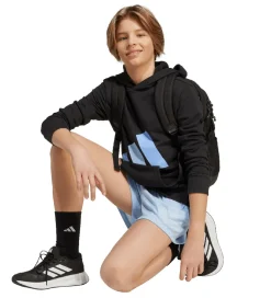 adidas Performance Hættetrøje - Black/Blufus/Globlu m. Logo