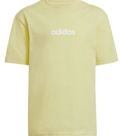 adidas Performance Sæt - T-shirt/Sweatshorts - Powder Yellow/Hvi