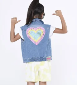 Billieblush Denimvest - Double Stone+Bleach