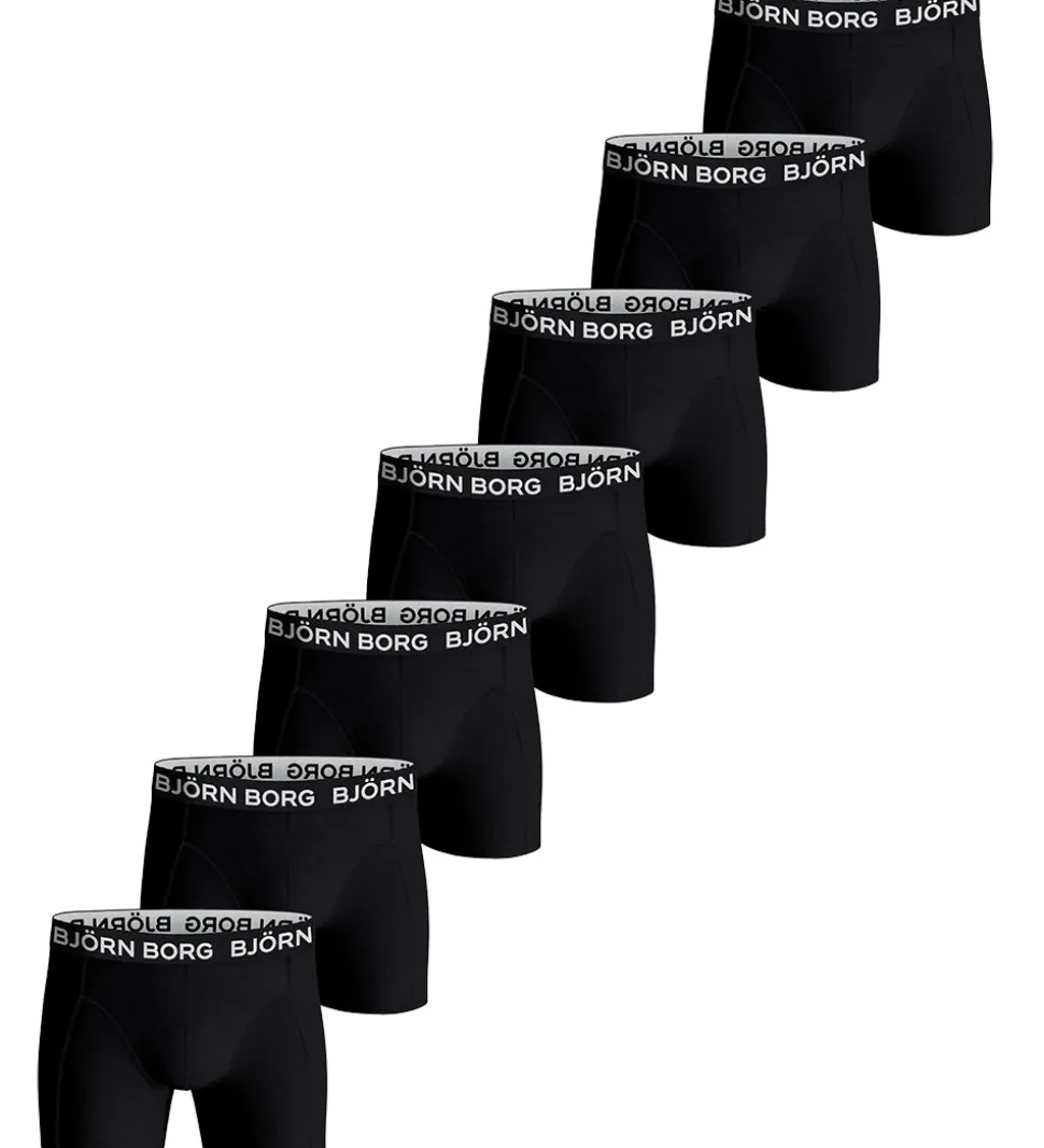 Björn Borg Boxershorts - 7-pak - Sort