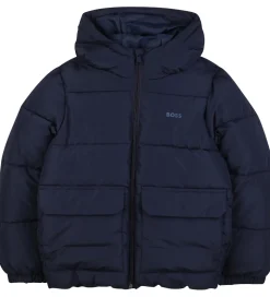 BOSS Dynejakke - Navy