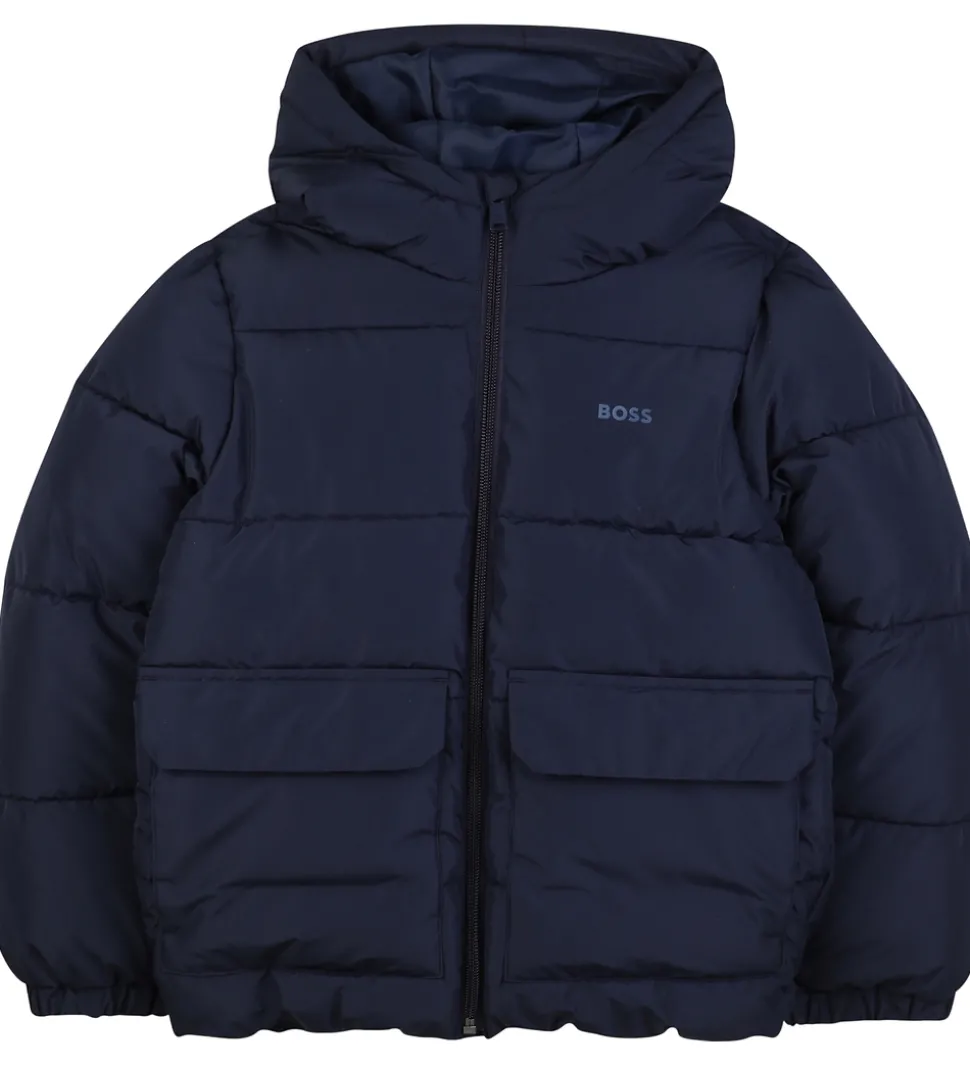 BOSS Dynejakke - Navy