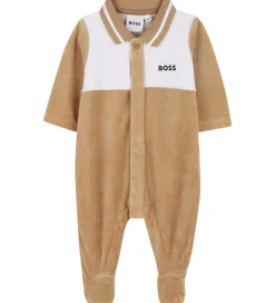 BOSS Gaveæske - Natdragt - Velour - Cookie/Hvid