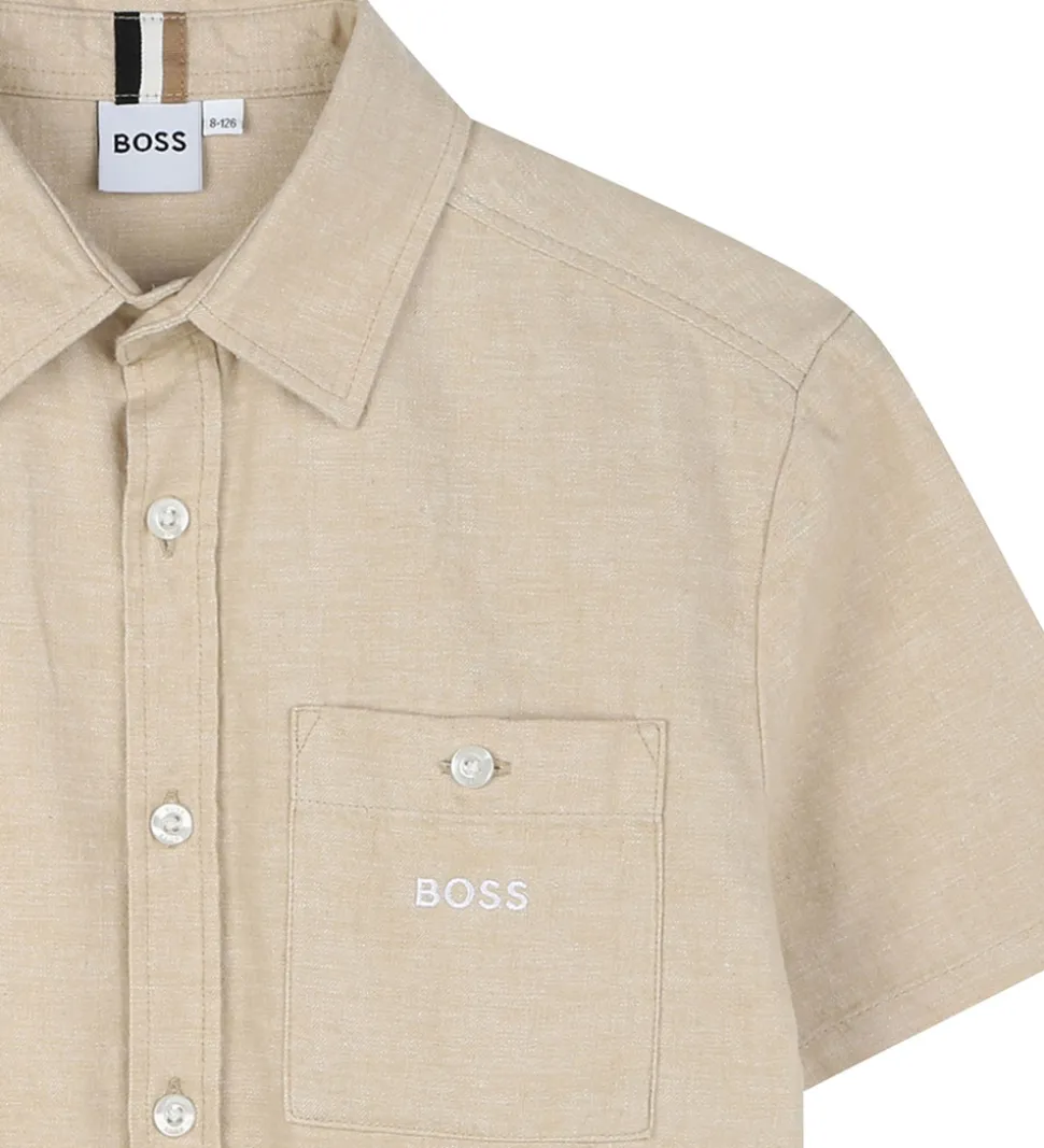 BOSS Skjorte - Stone