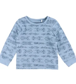 CeLaVi Nattøj - 2-delt - Ashley Blue m. Racerbiler