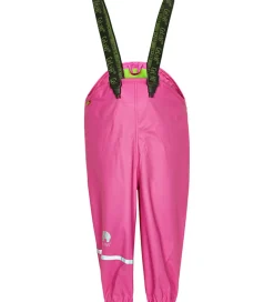 CeLaVi Regnbukser m. Seler - PU - Real pink