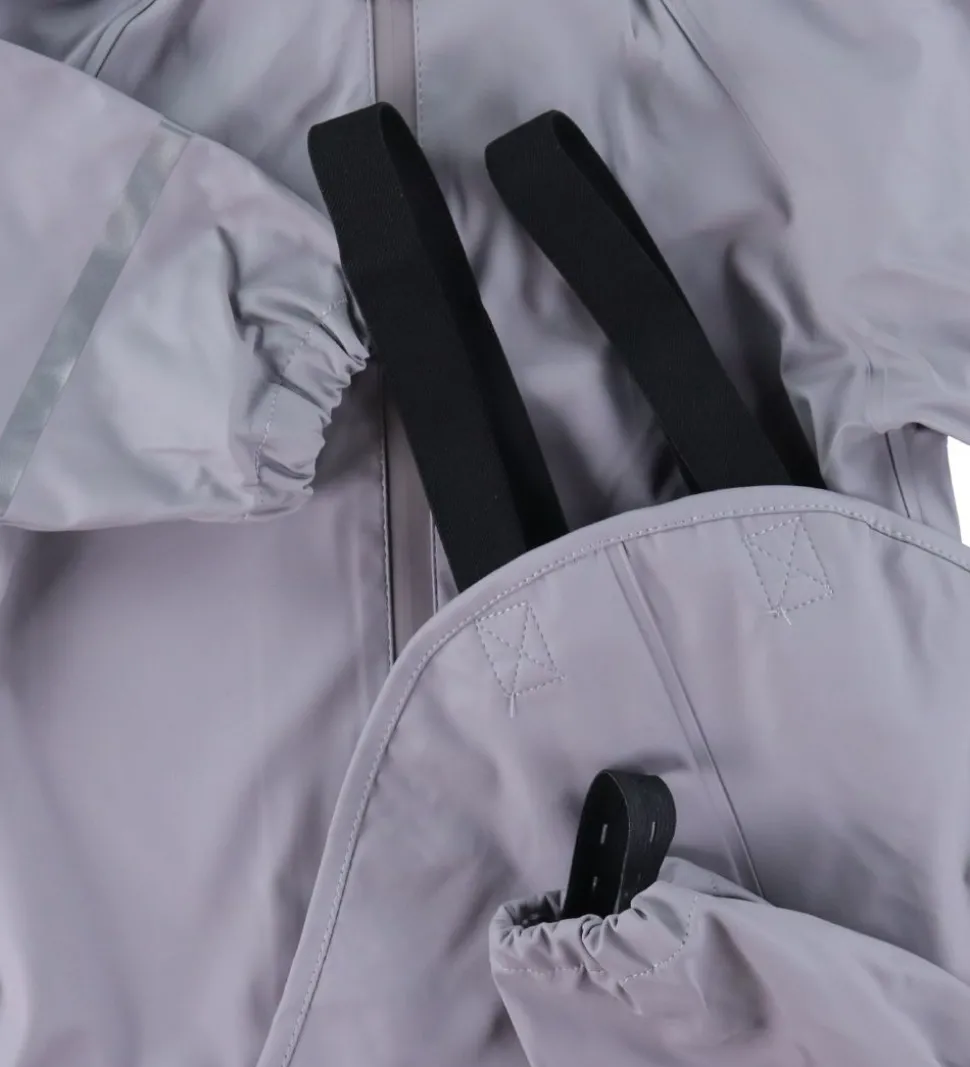 CeLaVi Regntøj m. Seler - PU - Gull