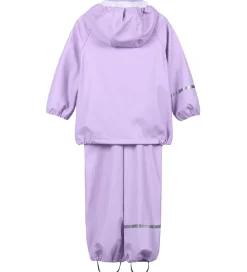 CeLaVi Regntøj m. Seler - Recycled PU - Purple Rose