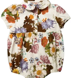 Christina Rohde Sommerdragt - Hvid m. Blomster