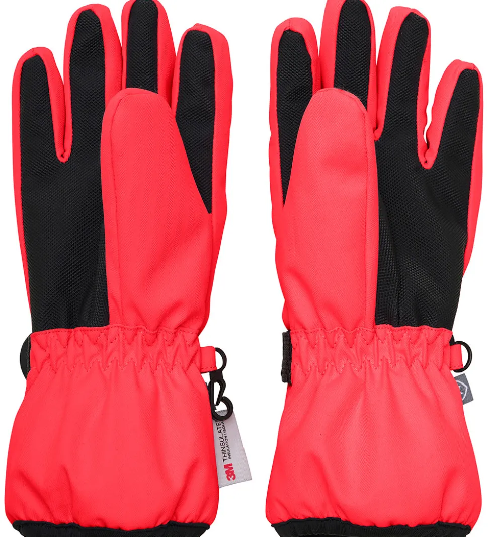 Color Kids Handsker - Waterproff - Diva Pink