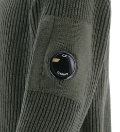 C.P. Company Cardigan - Strik - Grape Leaf Green