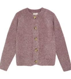 Creamie Cardigan - Strik - Glitter - Crushed Berry