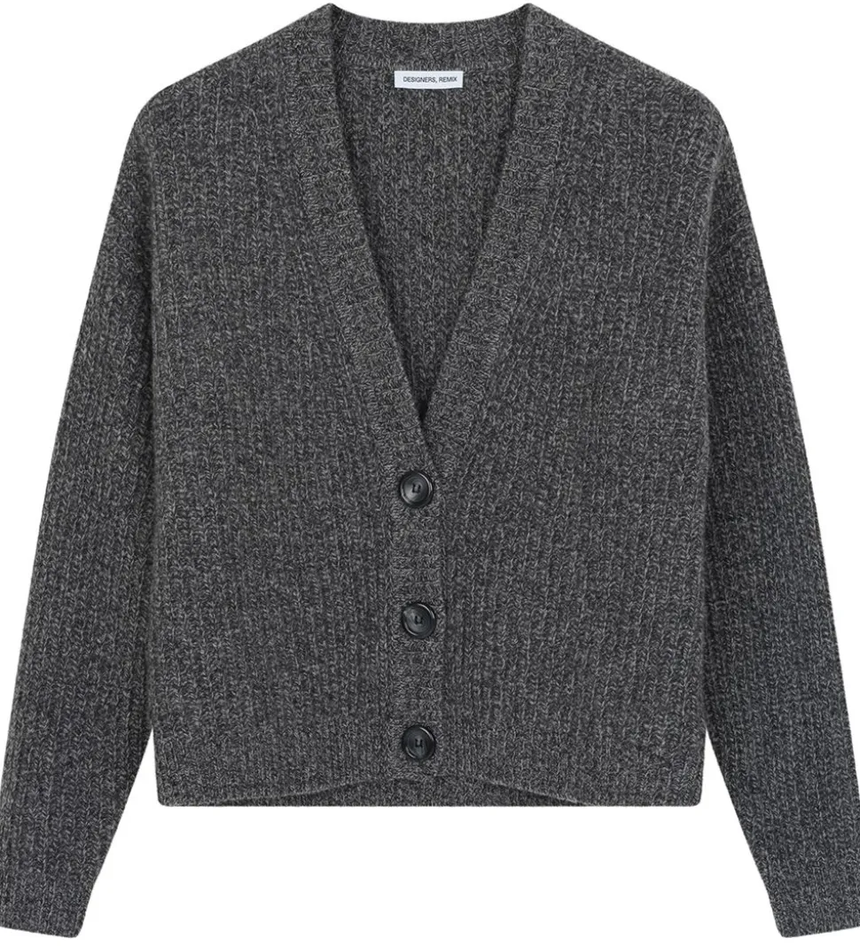 Designers Remix Cardigan - Strik - Uld/Polyamid - Verona - Gråme
