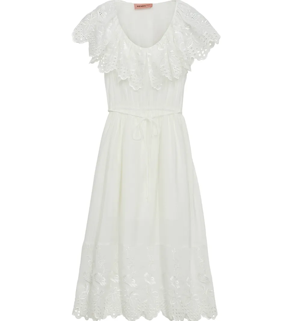 Designers Remix Kjole - Vera Broderie - Cream