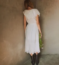 Designers Remix Kjole - Vera Broderie - Cream