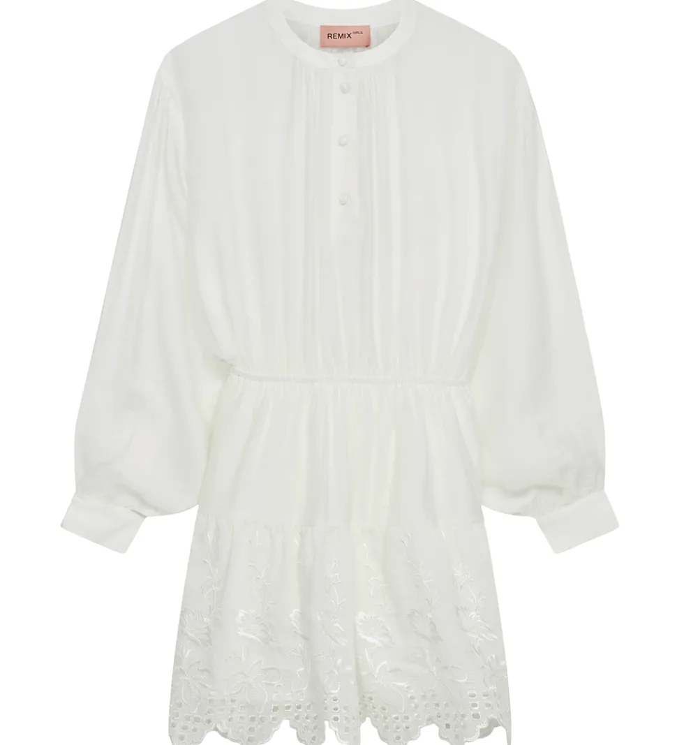 Designers Remix Kjole - Vera Broderie Short - Cream