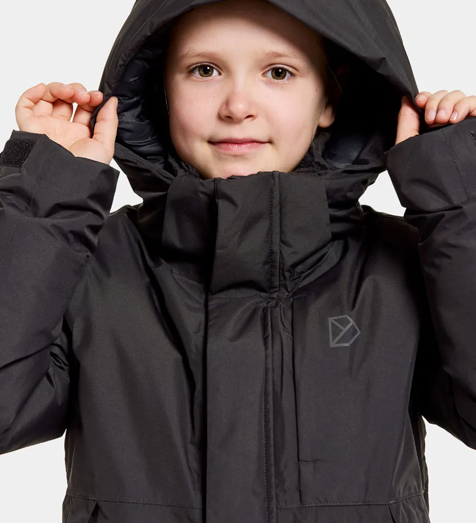 Didriksons Vinterfrakke - Porfyr - Sort