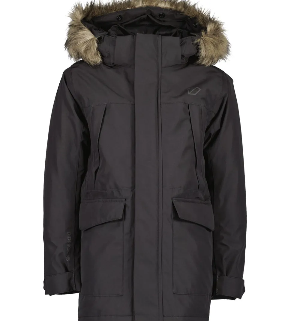 Didriksons Vinterfrakke - Oxid - Sort