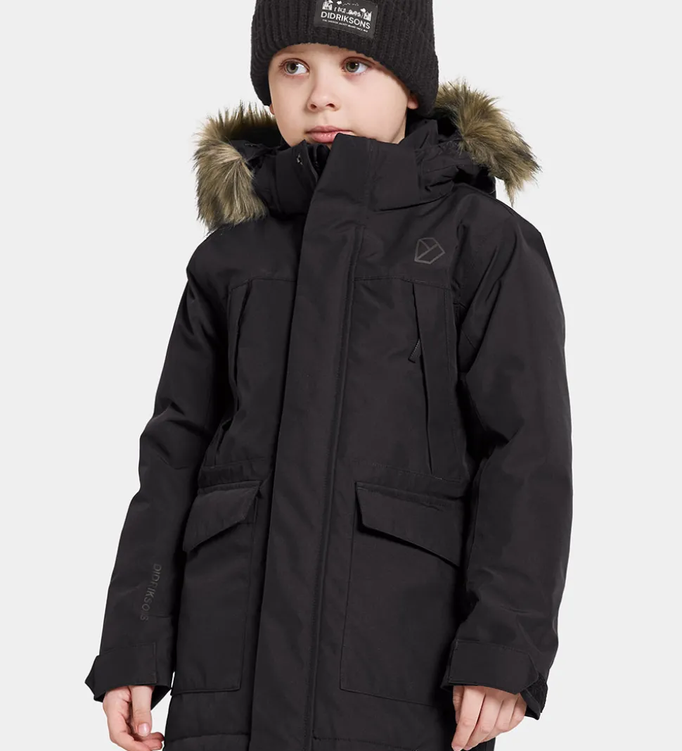 Didriksons Vinterfrakke - Oxid - Sort