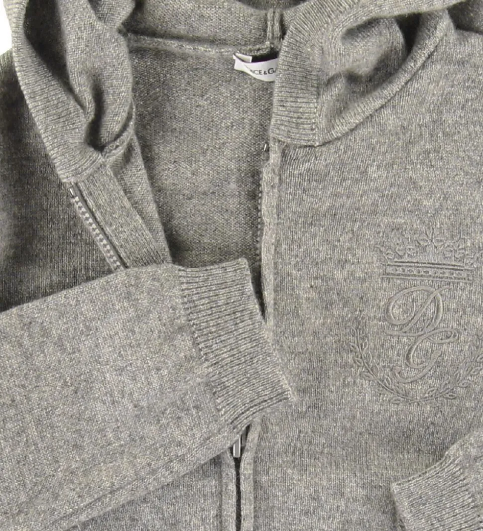 Dolce & Gabbana Cardigan - Uld - Heritage - Gråmeleret