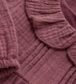 En Fant Kjole - Musselin - Roan rouge