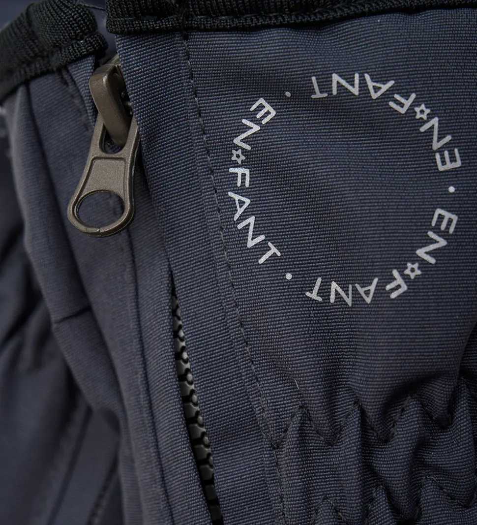 En Fant Luffer m. Lynlås - Ebony