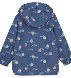 En Fant Sommerjakke - Vintage Indigo m. Luftballoner