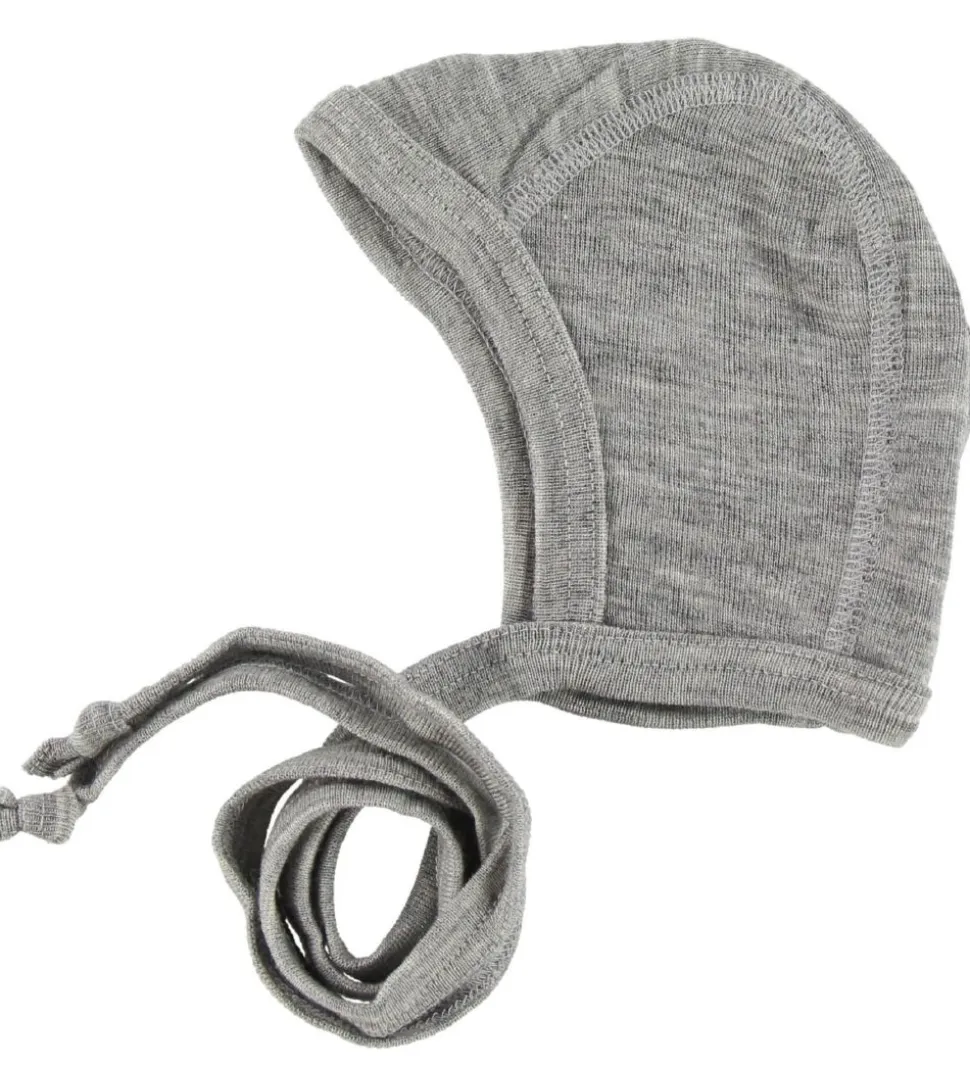 Engel Babyhjelm - Uld - Gråmeleret