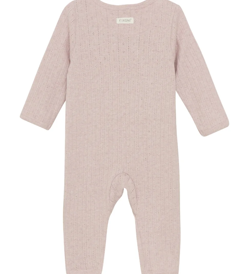 Fixoni Heldragt - Violet Ice Melange m. Hulmønster