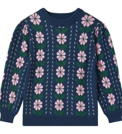 Fliink Bluse - Strik - Garden - Insignia Blue