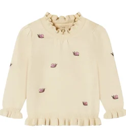 Fliink Bluse - Strik - Viskoseblanding - Alon - Sandshell