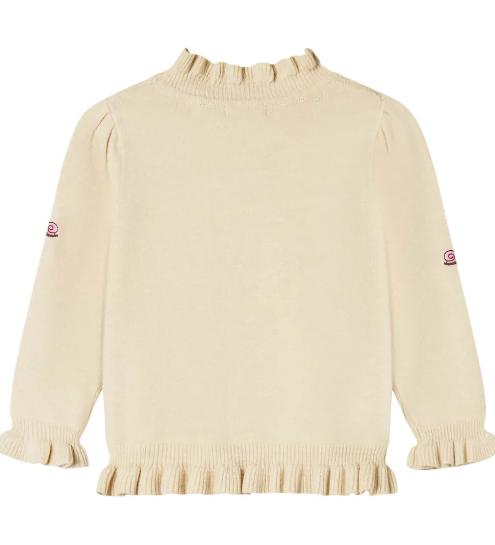 Fliink Bluse - Strik - Viskoseblanding - Alon - Sandshell