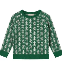 Fliink Bluse - Strik - Viskoseblanding - Benna - Hunter Green