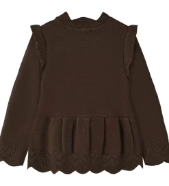 Fliink Bluse - Strik - Viskoseblanding - Alilly - Coffee Bean