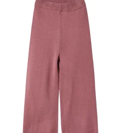 Fliink Bukser - Wide - Strik - Viskoseblanding - Alon - Ash Rose