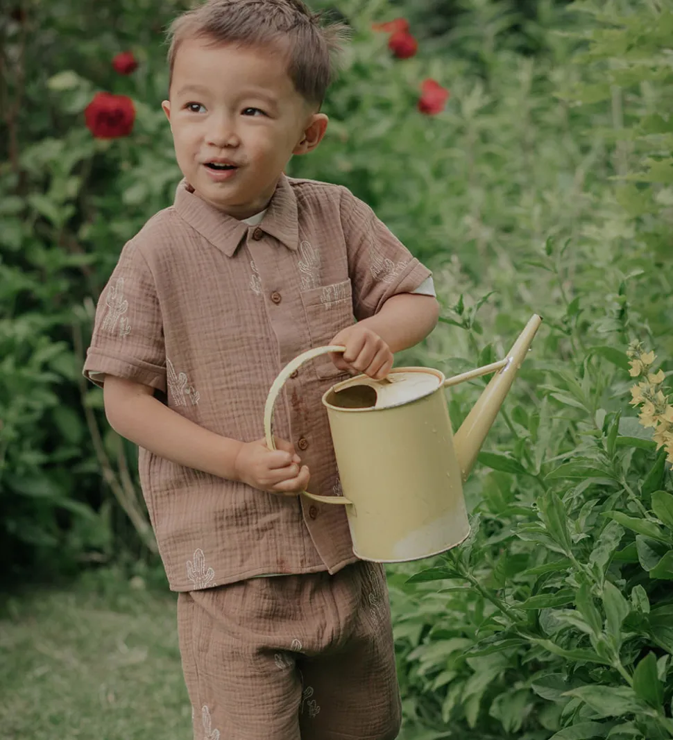Fliink Shorts - Hello - Pine Bark Cactus Aop