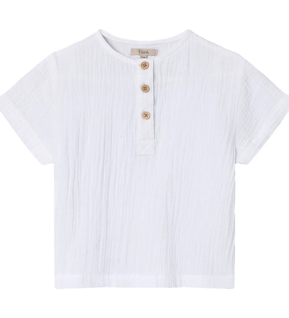 Fliink Skjorte - Cha Cha - Cloud Dancer