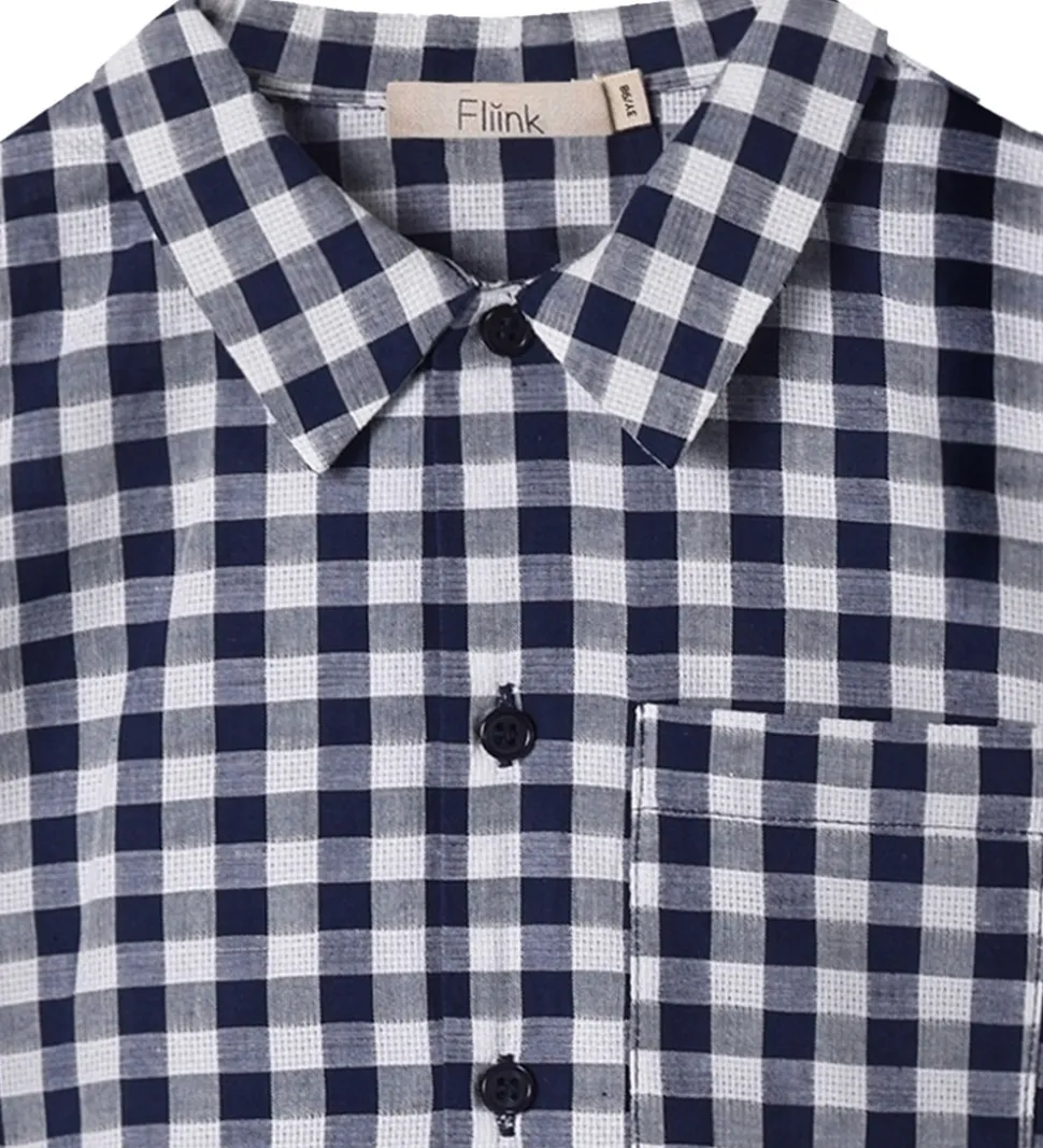Fliink Skjorte - Zorro - Insignia Sandshell Check