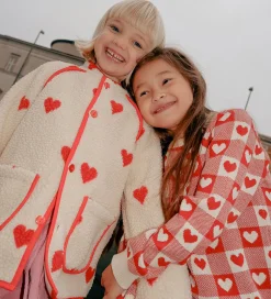 Flöss Fleecejakke - Simone - Soft white heart