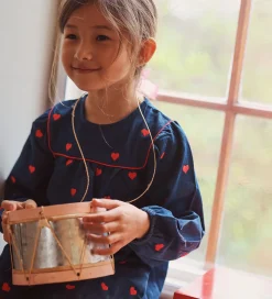 Flöss Kjole - Denim - Amee - Mid Blue Heart