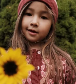 Flöss Kjole - Nova - Strik - Bordeaux Bow