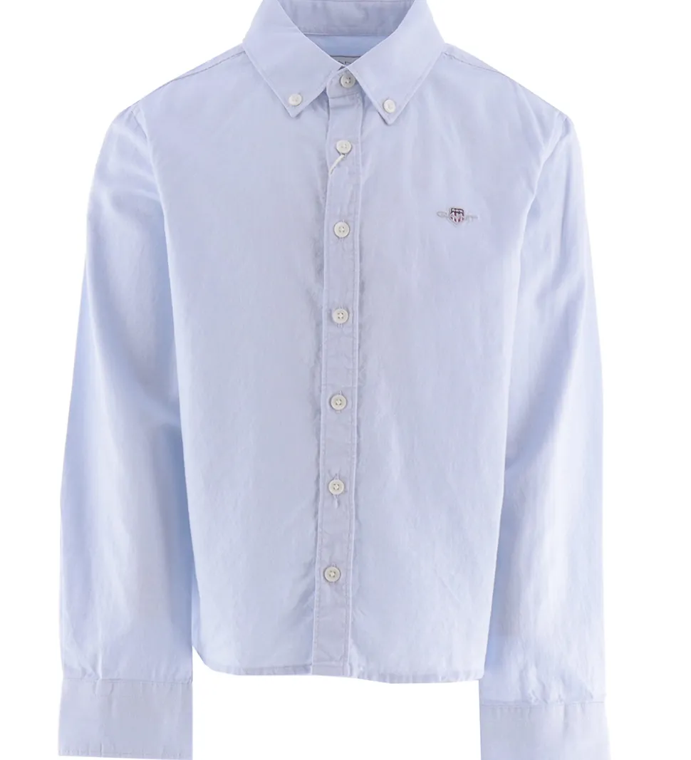 GANT Skjorte - Shield Oxford - Capri Blue