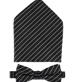 Grunt Butterfly m. Lommetørklæde - Sort/Hvid