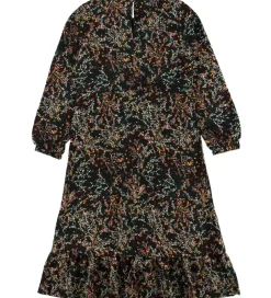 Grunt Kjole - Julle - Black Flower