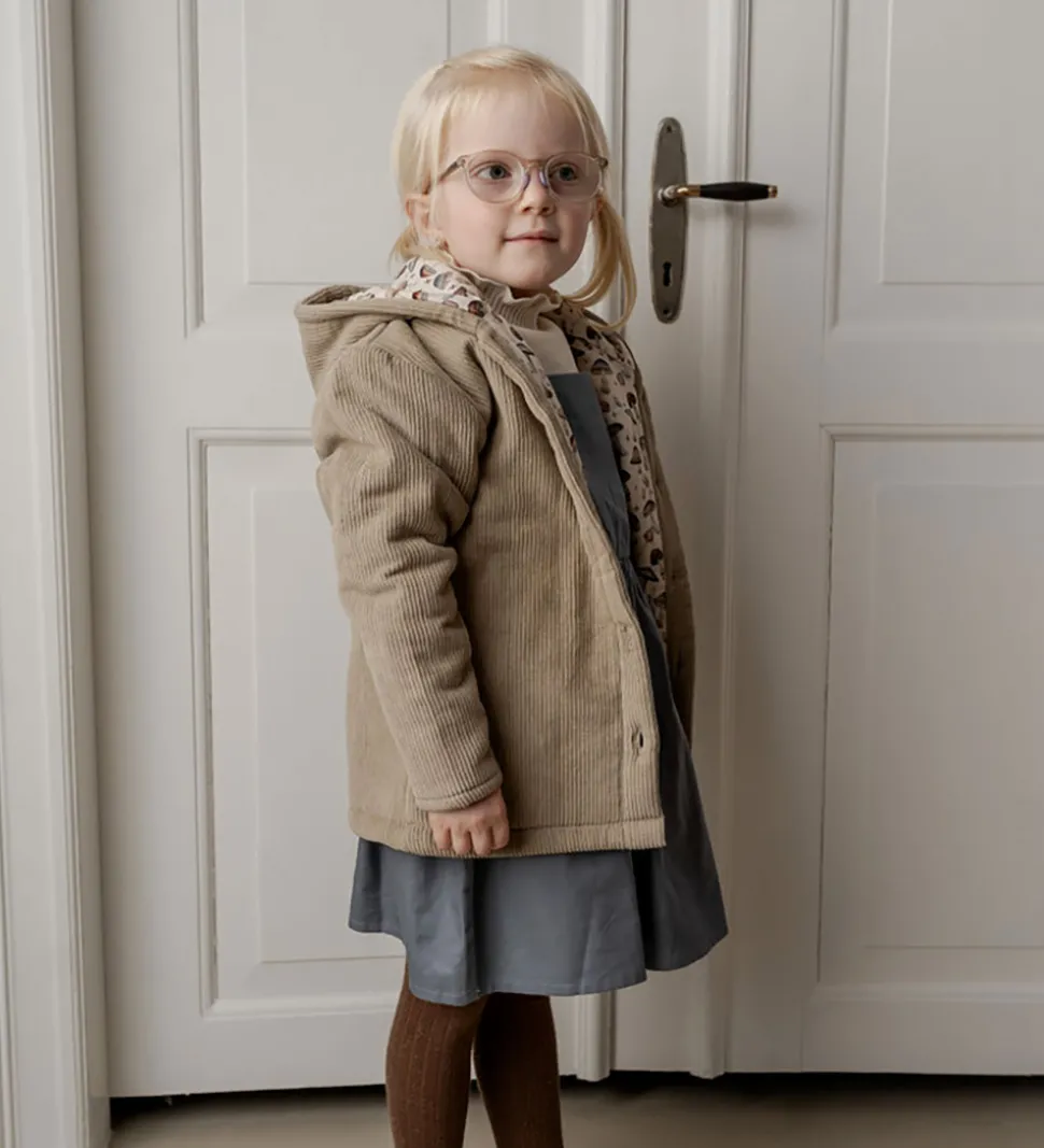 Hanevild Jakke - Fløjl - Mushroom - Coriander